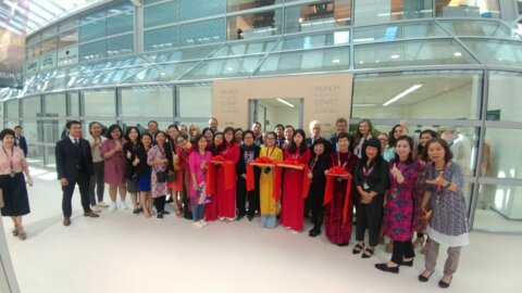 Eight manufacturers from Viet Nam participated in the Country Pavilion at Munich Apparel Source 2019